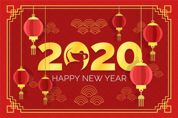 Most Downloaded Free Happy Lunar New Year 2020 Vectors Most Downloaded Free Happy Lunar New Year 2020 Vectors